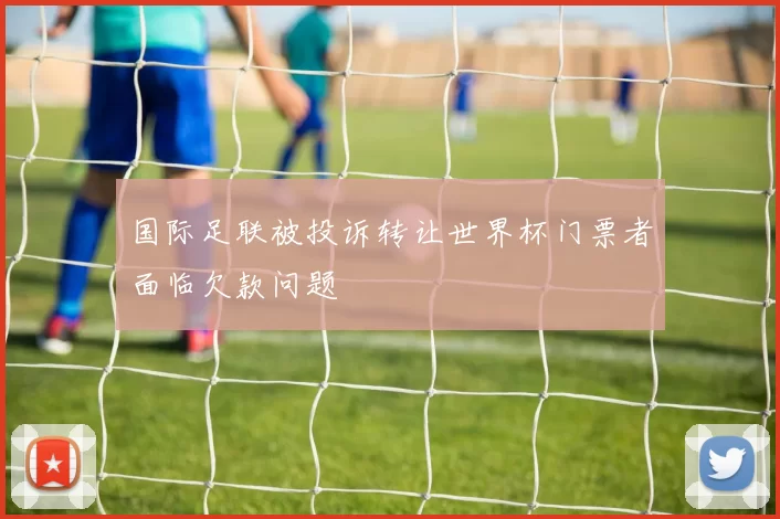 国际足联被投诉转让世界杯门票者面临欠款问题